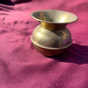 Decorative brass basket